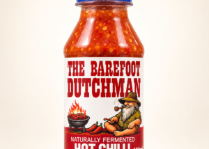 The Barefoot Dutchman Naturally Fermented Hot Chilli Sauce – 100ml